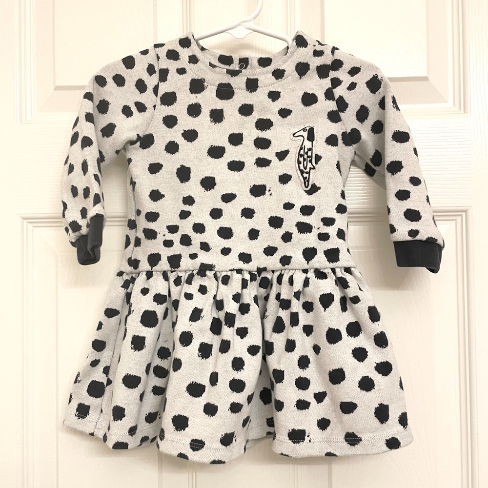 Petit Bateau Sweater Dog Dress 18m